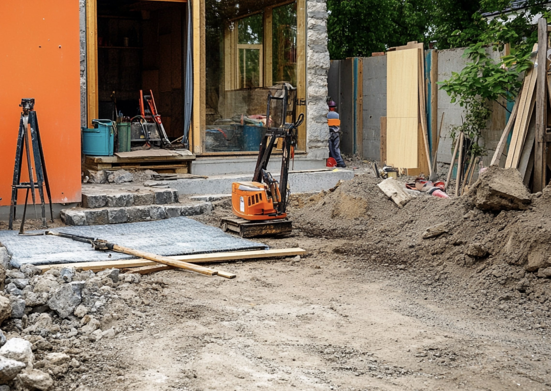 Exemple d'outils de construction
